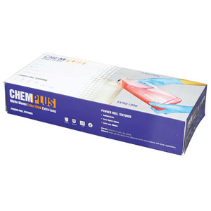 CHEMPLUS H/W Nitrile Disp Glove - 30cm/Large (pk 50)
