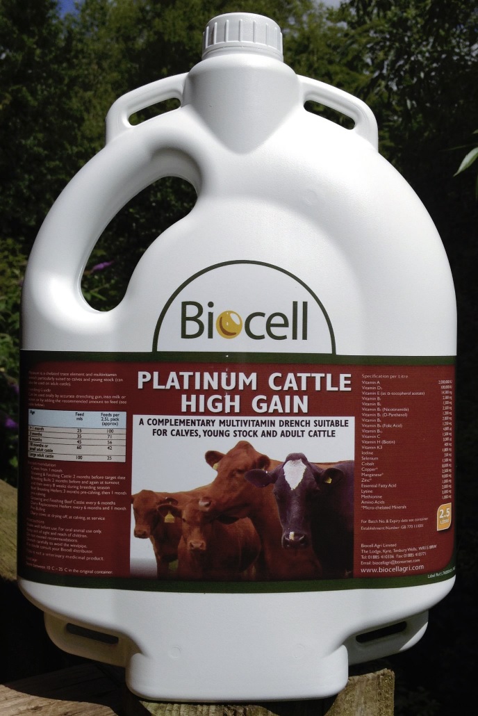 Biocell Platinum Drench - Cattle 2.5L
