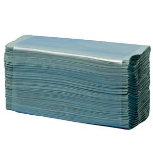 1 Ply C Fold Hand Towels - Blue - Pk 2880 (HE128BLN)